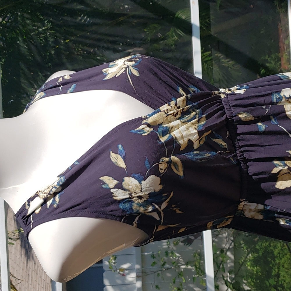 NWT Cynthia Rowley Faux Wrap Ruffle Dress - Picture 10 of 11